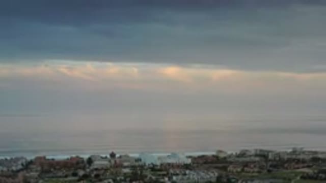 LOS CABOS MEXICO-2020: Aerial View Of The City With The Sea In The Background