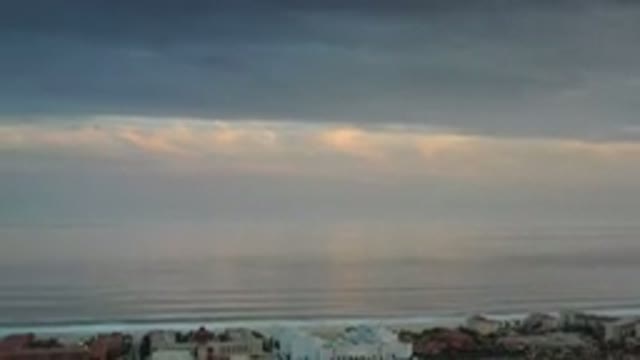 LOS CABOS MEXICO-2020: Large Buildings And Homes On The Short At The Beach On A