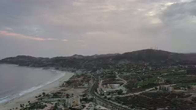 LOS CABOS MEXICO-2020: Footage Of City In The Noon With Beautiful Beach Next To