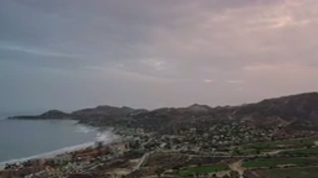 LOS CABOS MEXICO-2020: Footage Of A City Next To Beach And Mountains