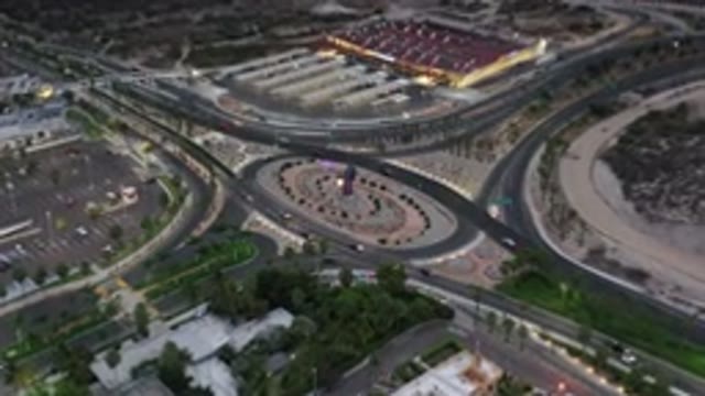 LOS CABOS MEXICO-2020: A Busy Main Road in Los Cabos
