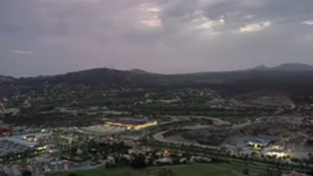 LOS CABOS MEXICO-2020: Beautiful Shot Of Cityscape Underneath A Backdrop Of
