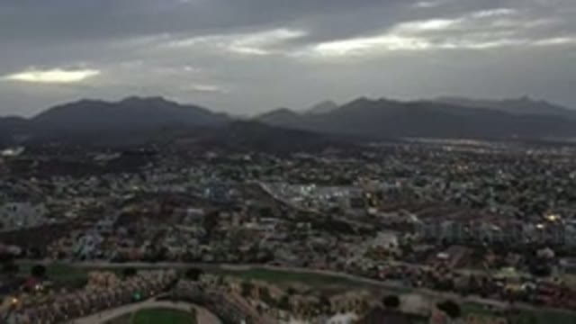 LOS CABOS MEXICO-2020: View Of A City With Mountains In The Background On A