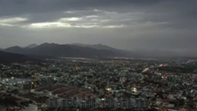 LOS CABOS MEXICO-2020: People Working In The Big City Near The End Of The Day