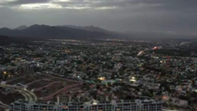 LOS CABOS MEXICO-2020: A View Of City In Sunset
