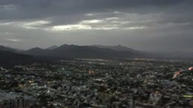 LOS CABOS MEXICO-2020: A Lot Of Buildings Scattered Among A Township And Mountains