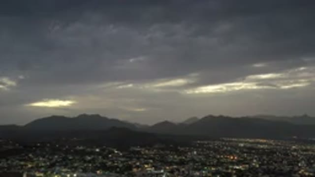 LOS CABOS MEXICO-2020: Sky Is Looking Dark And Ready For Sunset