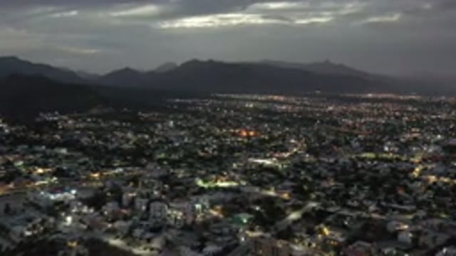 LOS CABOS MEXICO-2020: Almost Midnight City View in Los Cabos