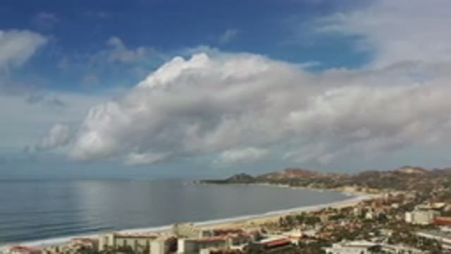 LOS CABOS MEXICO-2020: Beach Ahead With The View That Is Lost On The Horizon