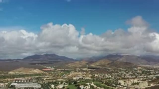 LOS CABOS MEXICO-2020: Aerial View Of Buildings And Development At The Base Of A
