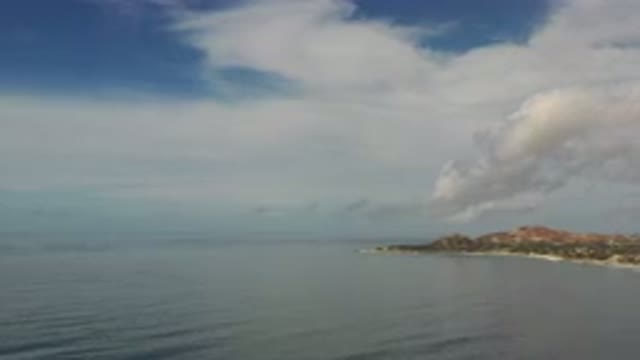LOS CABOS MEXICO-2020: The Beautiful Water Body Near The Mountains Under The