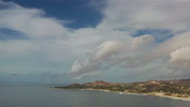 LOS CABOS MEXICO-2020: Beautiful Coastal Line On A Gorgeous Day Shot From A