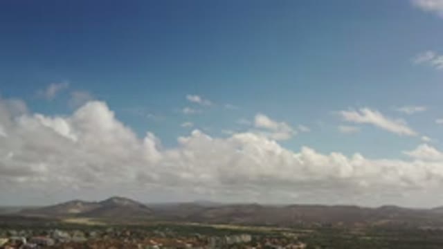 LOS CABOS MEXICO-2020: Cloudy Sky Above The Mountains