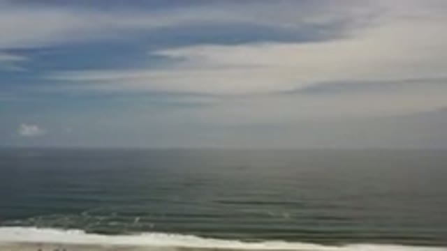 LOS CABOS MEXICO-2020: Footage Of The Sky Filled With Clouds Above An Endless Horizon