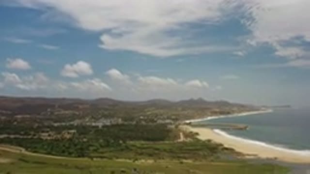 LOS CABOS MEXICO-2020: Panoramic Shot Of A Coastline Showing A Great View Of The