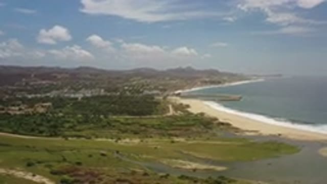 LOS CABOS MEXICO-2020: Tidal Waters Flood Inland Areas And Create Stagnant Pools