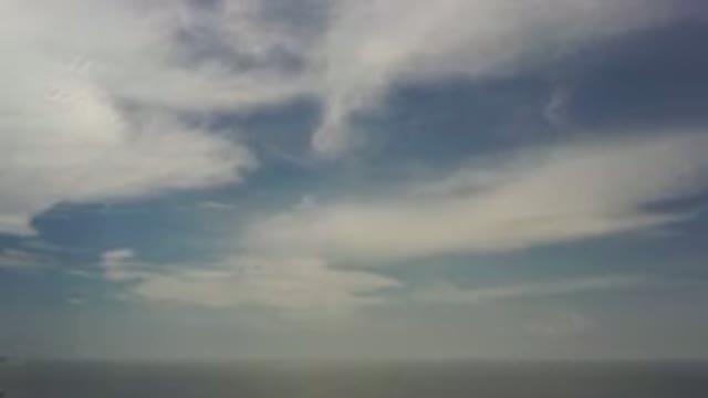 LOS CABOS MEXICO-2020: Unique Footage Of The Blue Sky With Beautiful White Clouds