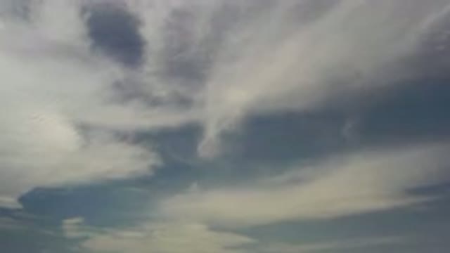 LOS CABOS MEXICO-2020: White Fluffy Clouds Covering Large Sections Of Light Blue