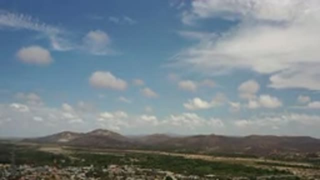 LOS CABOS MEXICO-2020: Road Running Along With Mountains In The Distance Under A