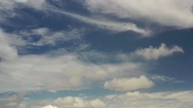LOS CABOS MEXICO-2020: Amazing Clouds And Clear Blue Sky