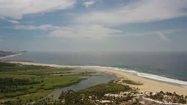 LOS CABOS MEXICO-2020: Camera Slowly Elevating Up From The Ground Overlooking