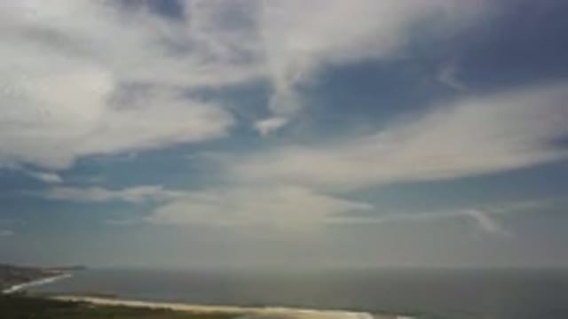 LOS CABOS MEXICO-2020: The Beautiful And Whitish Clouds Moving Due To The Gentle Breeze