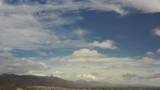 LOS CABOS MEXICO-2020: View Of Sky To Earth In Downward Motion To Capture The