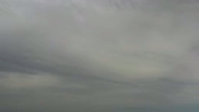 LOS CABOS MEXICO-2020: Slow Pan Up Towards Large Gray Clouds Completely Covering