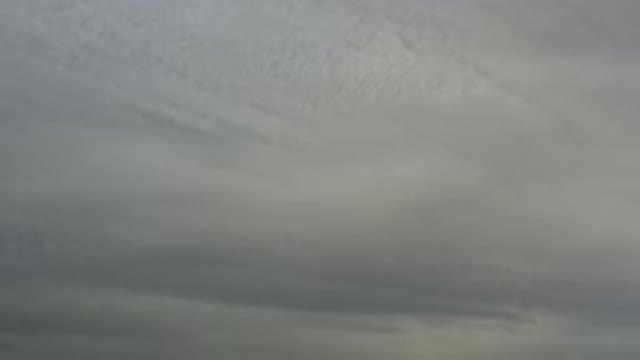 LOS CABOS MEXICO-2020: A Gray Cloudy Winters Sky Thick And Ominous And A Mark Of