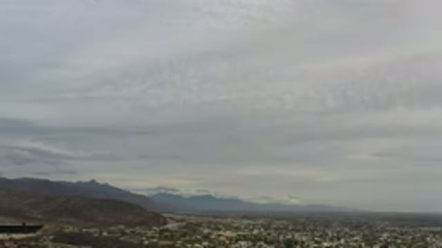 LOS CABOS MEXICO-2020: Storm Clouds Over the City