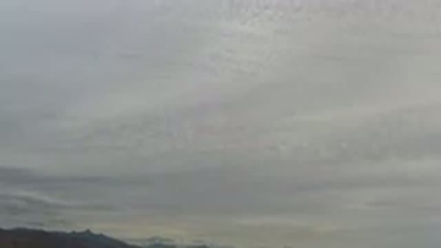 LOS CABOS MEXICO-2020: Gray Sky Covered With Clouds Over Mountain Views