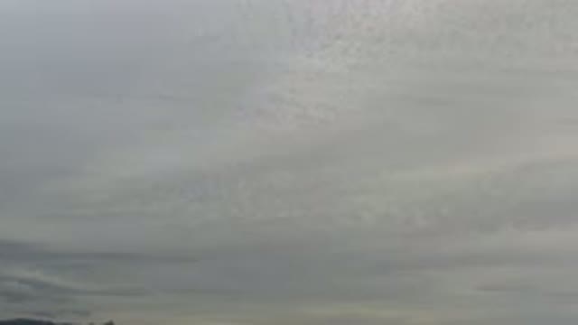 LOS CABOS MEXICO-2020: White And Gray Stratus Clouds Cover The Sky Like A