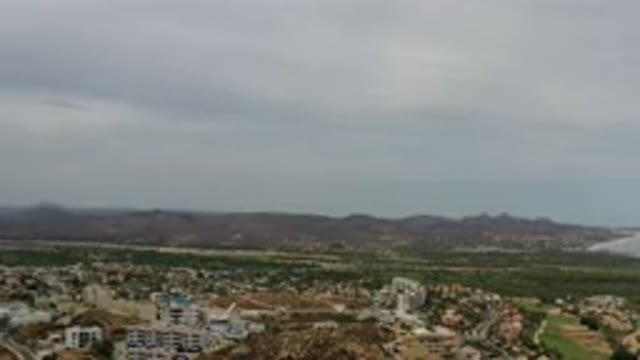 LOS CABOS MEXICO-2020: Amazing Landscape View Of Mountains Buildings And Beach