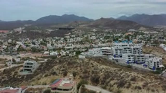LOS CABOS MEXICO-2020: Peak Mountains Surrounded With Tall Buildings