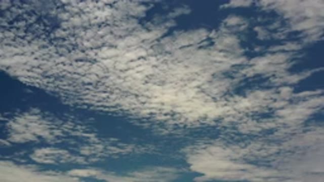 LOS CABOS MEXICO-2020: A Beautiful View Of The Blue Sky With Scattered White Clouds