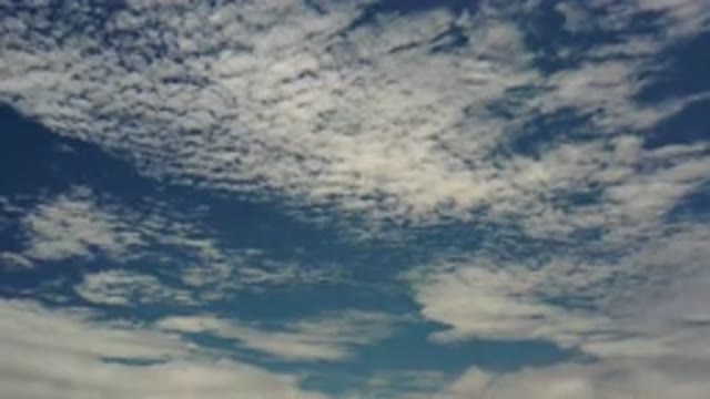 LOS CABOS MEXICO-2020: A Beautiful View Of The Blue Sky With Scattered White Clouds
