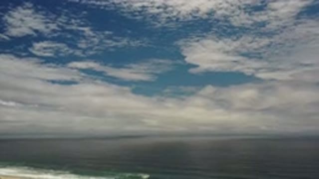LOS CABOS MEXICO-2020: Sky And Sea Landscape In A Calm Beach
