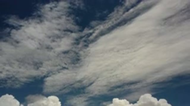 LOS CABOS MEXICO-2020: Sky With Clouds Drifting Across Blue Expanse