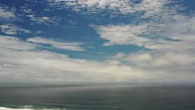 LOS CABOS MEXICO-2020: Beautiful View Showing Sky Boundary Meeting The Ocean At