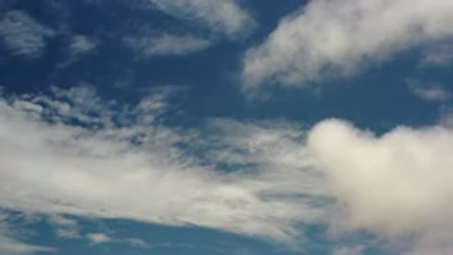 LOS CABOS MEXICO-2020: White Cumulus Clouds On A Good Summer Day