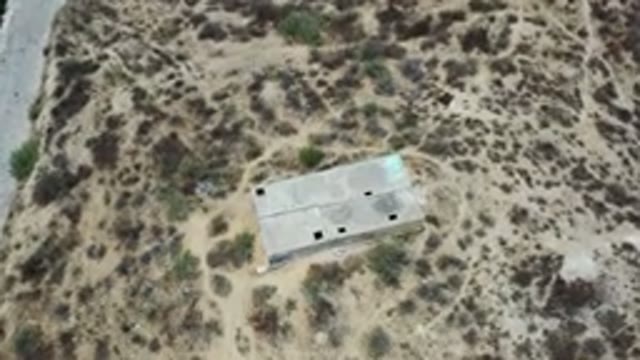 LOS CABOS MEXICO-2020: A Single Building In The Middle Of An Arid Area With A