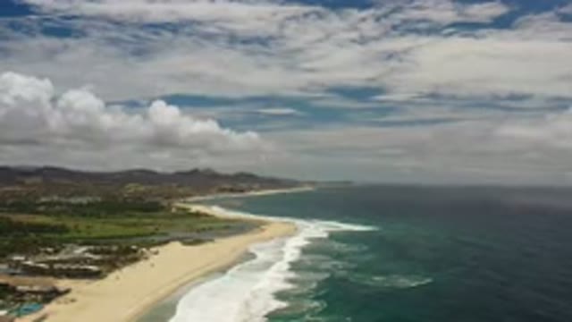 LOS CABOS MEXICO-2020: Desert Town Near The Ocean With Waves