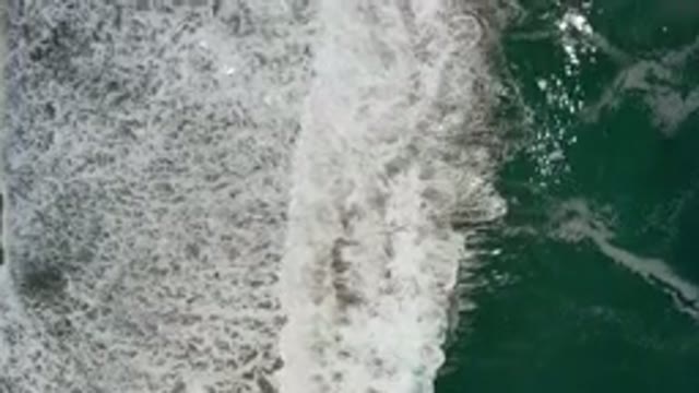 LOS CABOS MEXICO-2020: White Water Crashing Onto Beach