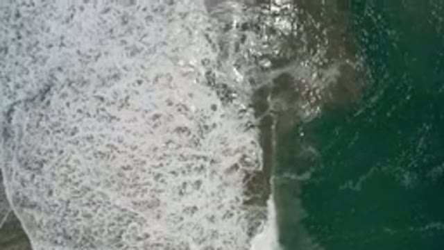 LOS CABOS MEXICO-2020: The Sea Is A Turquoise Green Color With The Waves
