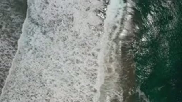 LOS CABOS MEXICO-2020: Sea Shore With Green Water And Tides