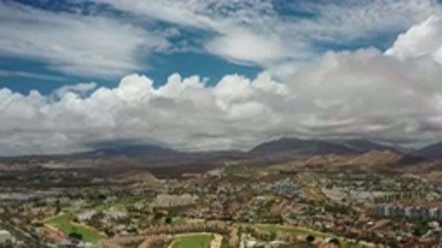 LOS CABOS MEXICO-2020: Aerial View of a Beautiful Sunny Day in Los Cabos