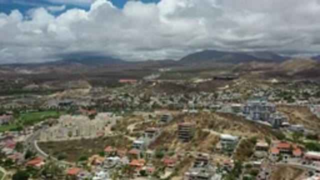 LOS CABOS MEXICO-2020: Delightful Sunny Day With A Flight Over A Beautiful Mountain Landscape