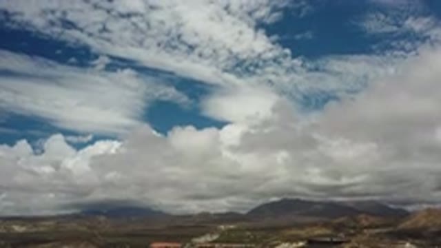 LOS CABOS MEXICO-2020: A View Of The Sky The Weather Looks Nice Cloudy And Sunny