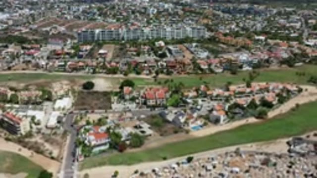 LOS CABOS MEXICO-2020: Aerial Footage Of A Camera Backing Away From A