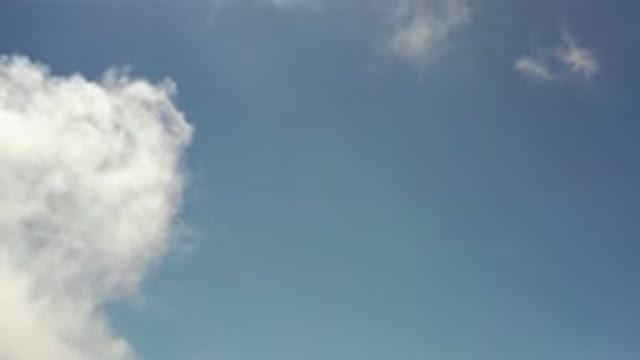 LOS CABOS MEXICO-2020: Clean Blue Sky With Few Clouds Moving Slowly In A Calm